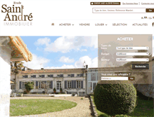 Tablet Screenshot of etude-st-andre.com
